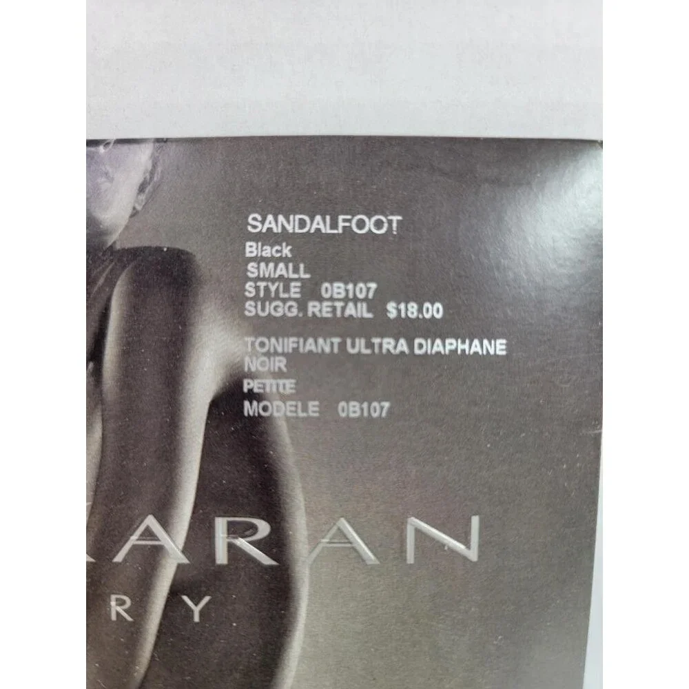 Donna Karan Signature Collection Ultra Sheer Toner Tights Black Small 0B107